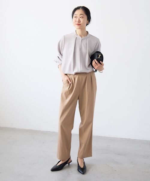 le.coeur blanc / ルクールブラン シャツ・ブラウス | フルダルヘムタックプルオーバー | 詳細12