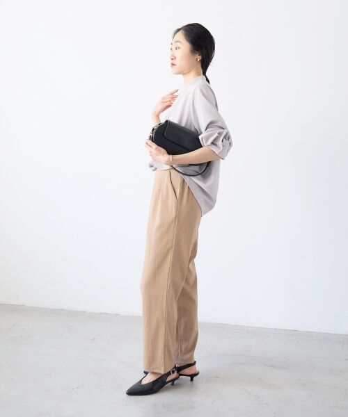 le.coeur blanc / ルクールブラン シャツ・ブラウス | フルダルヘムタックプルオーバー | 詳細13