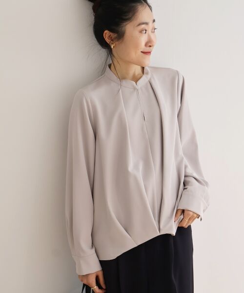 le.coeur blanc / ルクールブラン シャツ・ブラウス | フルダルヘムタックプルオーバー | 詳細18