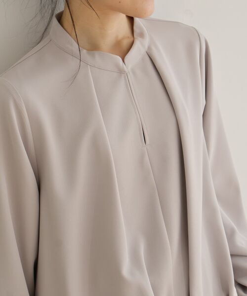 le.coeur blanc / ルクールブラン シャツ・ブラウス | フルダルヘムタックプルオーバー | 詳細19