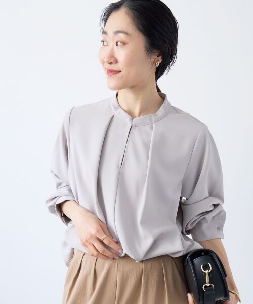 le.coeur blanc / ルクールブラン シャツ・ブラウス | フルダルヘムタックプルオーバー | 詳細8