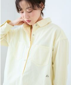 le.coeur blanc / ルクールブラン シャツ・ブラウス | エンブロイダリーカラーオーバーシャツ