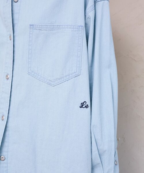 le.coeur blanc / ルクールブラン シャツ・ブラウス | エンブロイダリーカラーオーバーシャツ | 詳細15