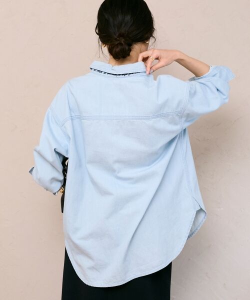 le.coeur blanc / ルクールブラン シャツ・ブラウス | エンブロイダリーカラーオーバーシャツ | 詳細19