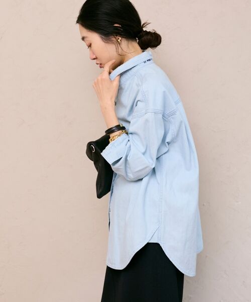 le.coeur blanc / ルクールブラン シャツ・ブラウス | エンブロイダリーカラーオーバーシャツ | 詳細20