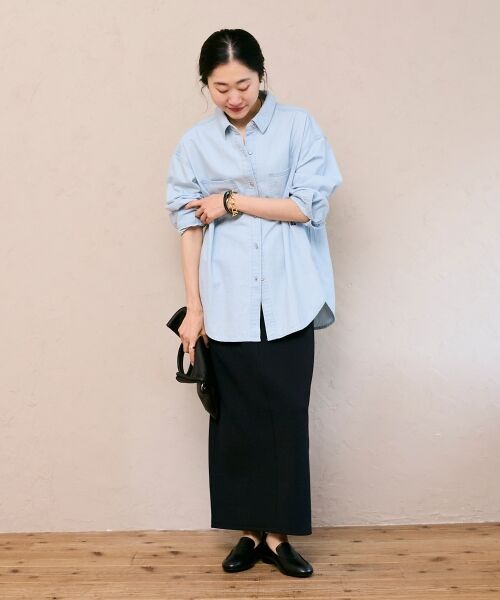 le.coeur blanc / ルクールブラン シャツ・ブラウス | エンブロイダリーカラーオーバーシャツ | 詳細22