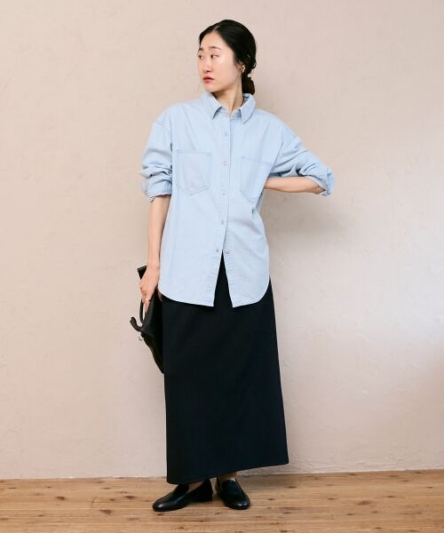 le.coeur blanc / ルクールブラン シャツ・ブラウス | エンブロイダリーカラーオーバーシャツ | 詳細23