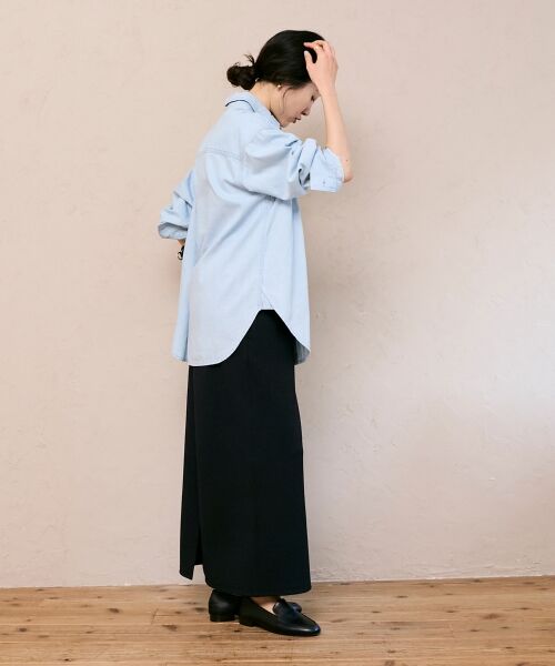 le.coeur blanc / ルクールブラン シャツ・ブラウス | エンブロイダリーカラーオーバーシャツ | 詳細24