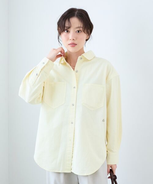 le.coeur blanc / ルクールブラン シャツ・ブラウス | エンブロイダリーカラーオーバーシャツ | 詳細30