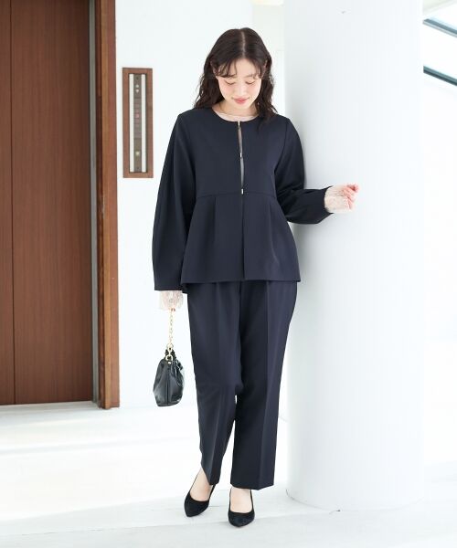 le.coeur blanc / ルクールブラン その他パンツ | ツインクロスタックテーパードパンツ | 詳細27