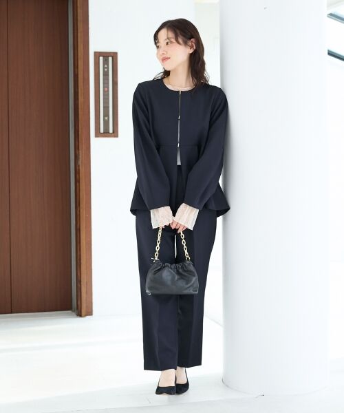 le.coeur blanc / ルクールブラン その他パンツ | ツインクロスタックテーパードパンツ | 詳細28