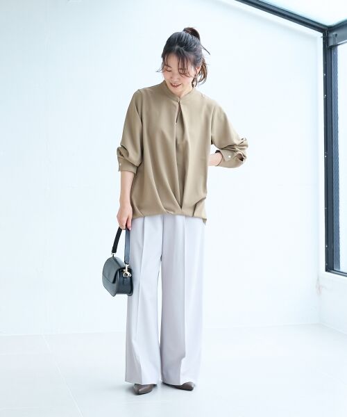 le.coeur blanc / ルクールブラン その他パンツ | フルダルタックストレートパンツ | 詳細21