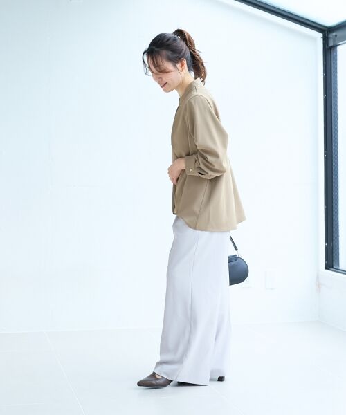 le.coeur blanc / ルクールブラン その他パンツ | フルダルタックストレートパンツ | 詳細24