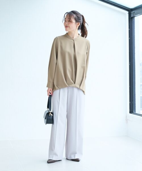 le.coeur blanc / ルクールブラン その他パンツ | フルダルタックストレートパンツ | 詳細25