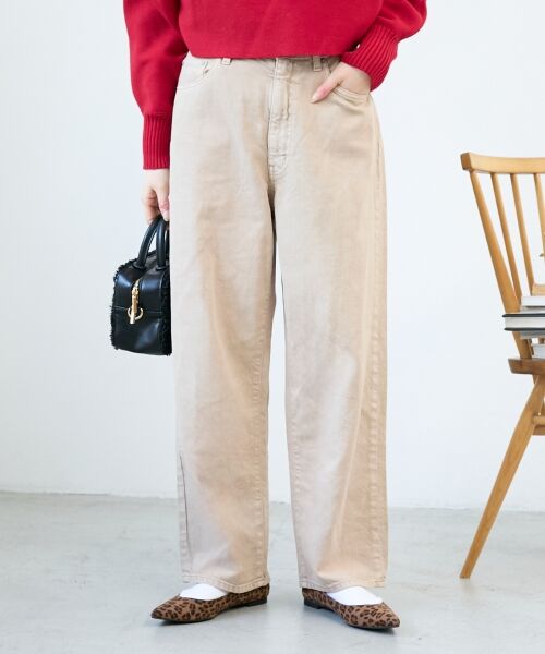 le.coeur blanc / ルクールブラン その他パンツ | カラーカツラギカーブパンツ | 詳細2