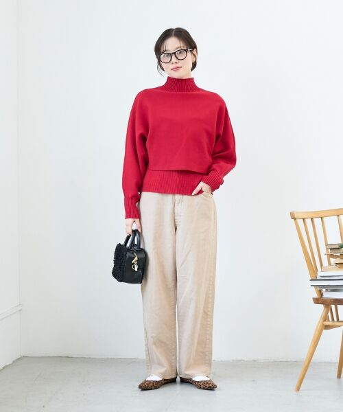 le.coeur blanc / ルクールブラン その他パンツ | カラーカツラギカーブパンツ | 詳細7