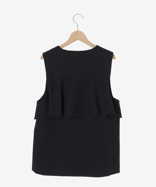 le.coeur blanc / ルクールブラン その他アウター | ツインクロスバックフリルジレ | 詳細23