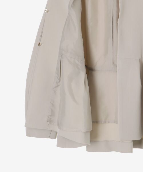 le.coeur blanc / ルクールブラン ノーカラージャケット | ツインクロスノーカラーペプラムジャケット | 詳細29