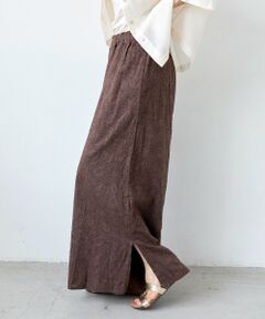 le.coeur blanc / ルクールブラン その他パンツ | ジャガードフレアスリットパンツ