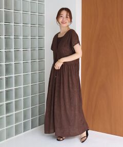 le.coeur blanc / ルクールブラン ロング・マキシ丈ワンピース | ジャガード2WAYシャツワンピース