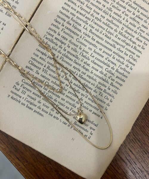 le.coeur blanc / ルクールブラン ネックレス・ペンダント・チョーカー | O ハートチャーム3連ネックレス | 詳細2