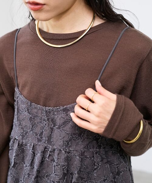 le.coeur blanc / ルクールブラン ネックレス・ペンダント・チョーカー | O フラットネックカフ | 詳細13