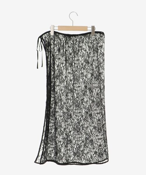 le.coeur blanc / ルクールブラン ロング・マキシ丈スカート | Elisa Novelli レースラップスカート | 詳細17