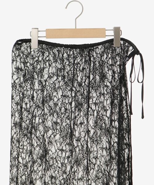 le.coeur blanc / ルクールブラン ロング・マキシ丈スカート | Elisa Novelli レースラップスカート | 詳細18