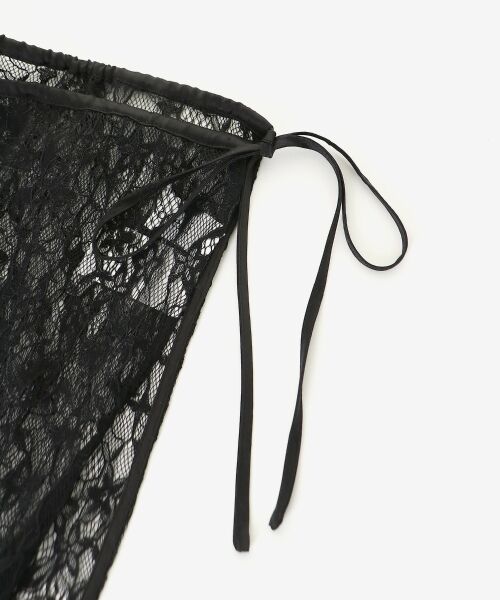 le.coeur blanc / ルクールブラン ロング・マキシ丈スカート | Elisa Novelli レースラップスカート | 詳細20