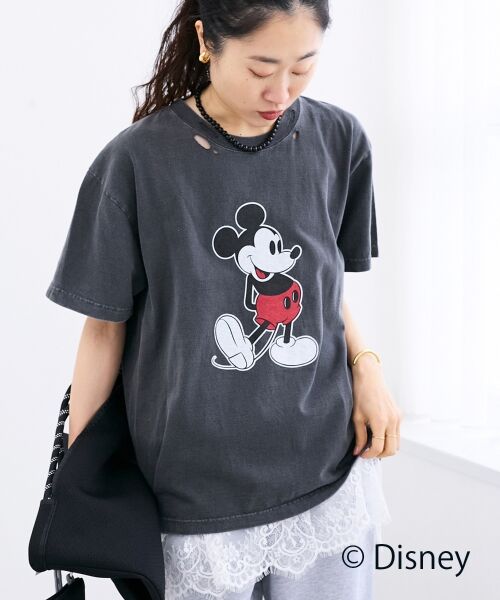 le.coeur blanc / ルクールブラン Tシャツ | GOOD ROCK SPEED ヴィンテージミッキーT（Ｃ／グレー）