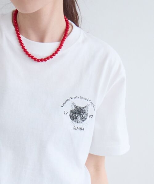 le.coeur blanc / ルクールブラン Tシャツ | Regency Works CAT Tシャツ | 詳細17