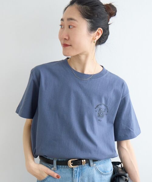 le.coeur blanc / ルクールブラン Tシャツ | Regency Works CAT Tシャツ | 詳細3