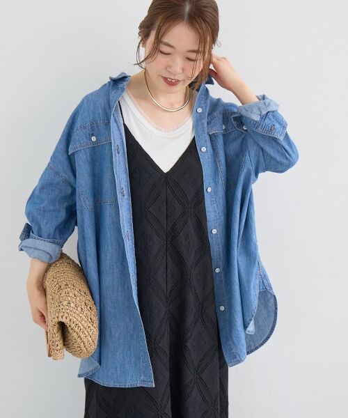 le.coeur blanc / ルクールブラン シャツ・ブラウス | Healthy DENIM Almond | 詳細7