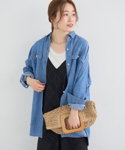 le.coeur blanc / ルクールブラン シャツ・ブラウス | Healthy DENIM Almond | 詳細8