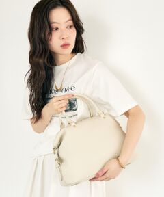 le.coeur blanc / ルクールブラン ボストンバッグ | Maison de Z レザー2WAYボストン