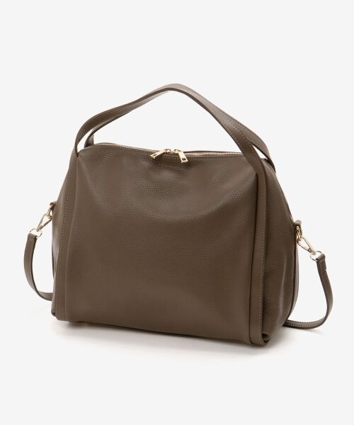 le.coeur blanc / ルクールブラン ボストンバッグ | MILLELA FIRENZE 2WAYボストンバック（モカ）