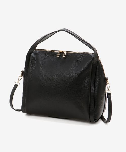 le.coeur blanc / ルクールブラン ボストンバッグ | MILLELA FIRENZE 2WAYボストンバック（ブラック）