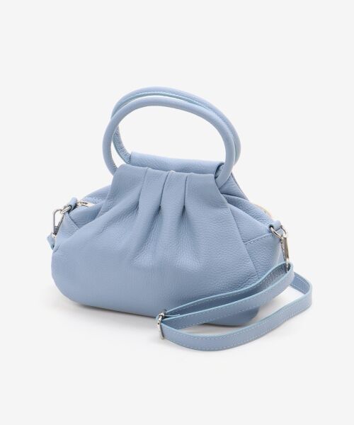 le.coeur blanc / ルクールブラン ハンドバッグ | MILLELA FIRENZE ギャザーハンドルバッグ | 詳細1