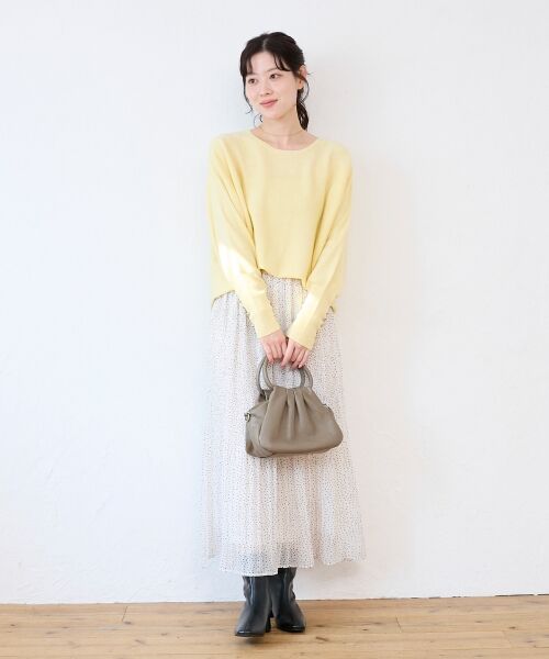 le.coeur blanc / ルクールブラン ハンドバッグ | MILLELA FIRENZE ギャザーハンドルバッグ | 詳細20