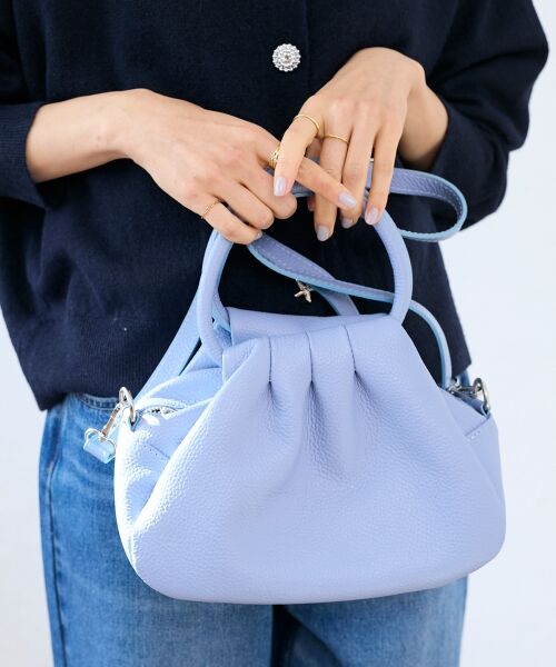le.coeur blanc / ルクールブラン ハンドバッグ | MILLELA FIRENZE ギャザーハンドルバッグ | 詳細6