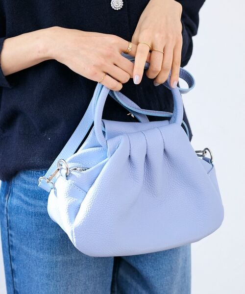 le.coeur blanc / ルクールブラン ハンドバッグ | MILLELA FIRENZE ギャザーハンドルバッグ | 詳細7