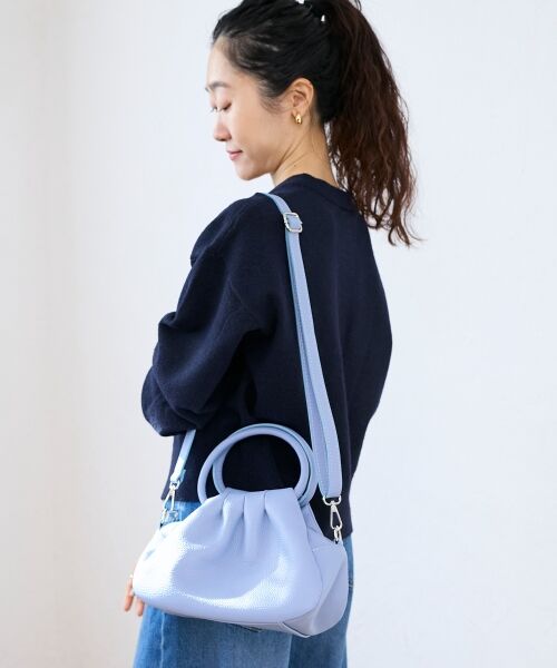 le.coeur blanc / ルクールブラン ハンドバッグ | MILLELA FIRENZE ギャザーハンドルバッグ | 詳細8