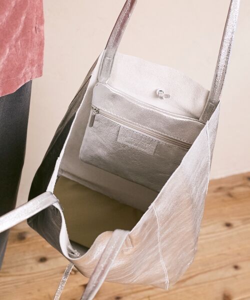 le.coeur blanc / ルクールブラン トートバッグ | MILLELA FIRENZE メタリックトートバッグ | 詳細5