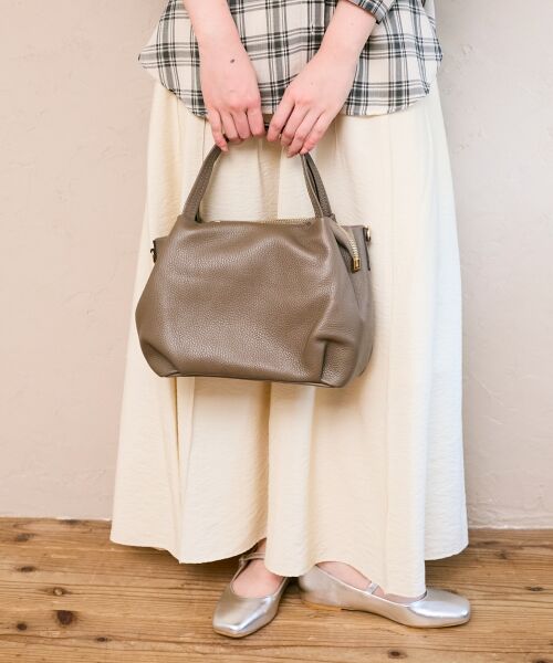 le.coeur blanc / ルクールブラン トートバッグ | MILLELA FIRENZE ダブルハンドルトートバッグ | 詳細3