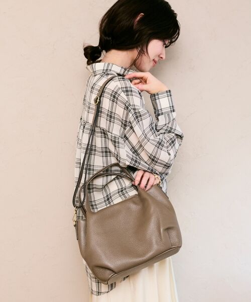 le.coeur blanc / ルクールブラン トートバッグ | MILLELA FIRENZE ダブルハンドルトートバッグ | 詳細6