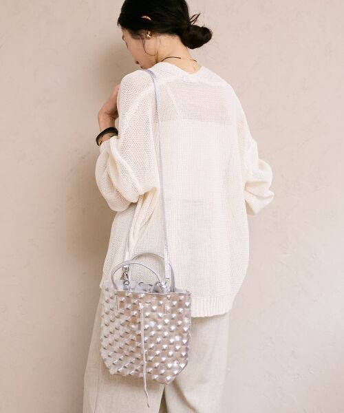 le.coeur blanc / ルクールブラン トートバッグ | MILLELA FIRENZE エンボス加工ミニトート | 詳細5