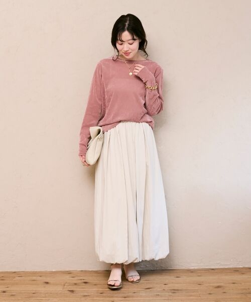 le.coeur blanc / ルクールブラン カットソー | シアーベロアロンT | 詳細10