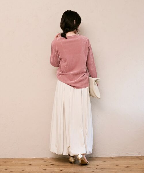 le.coeur blanc / ルクールブラン カットソー | シアーベロアロンT | 詳細12