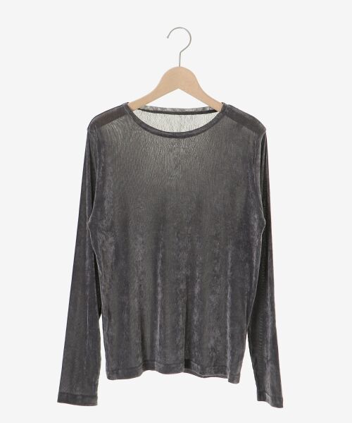 le.coeur blanc / ルクールブラン カットソー | シアーベロアロンT | 詳細15