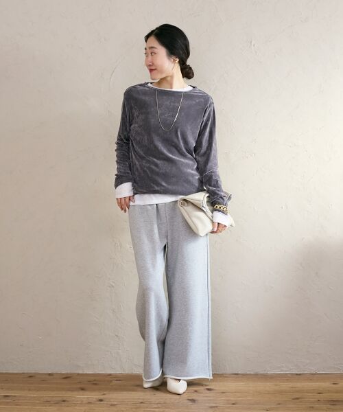 le.coeur blanc / ルクールブラン カットソー | シアーベロアロンT | 詳細21